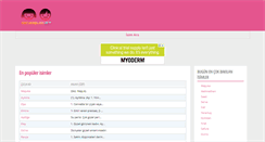 Desktop Screenshot of cocukadlari.net